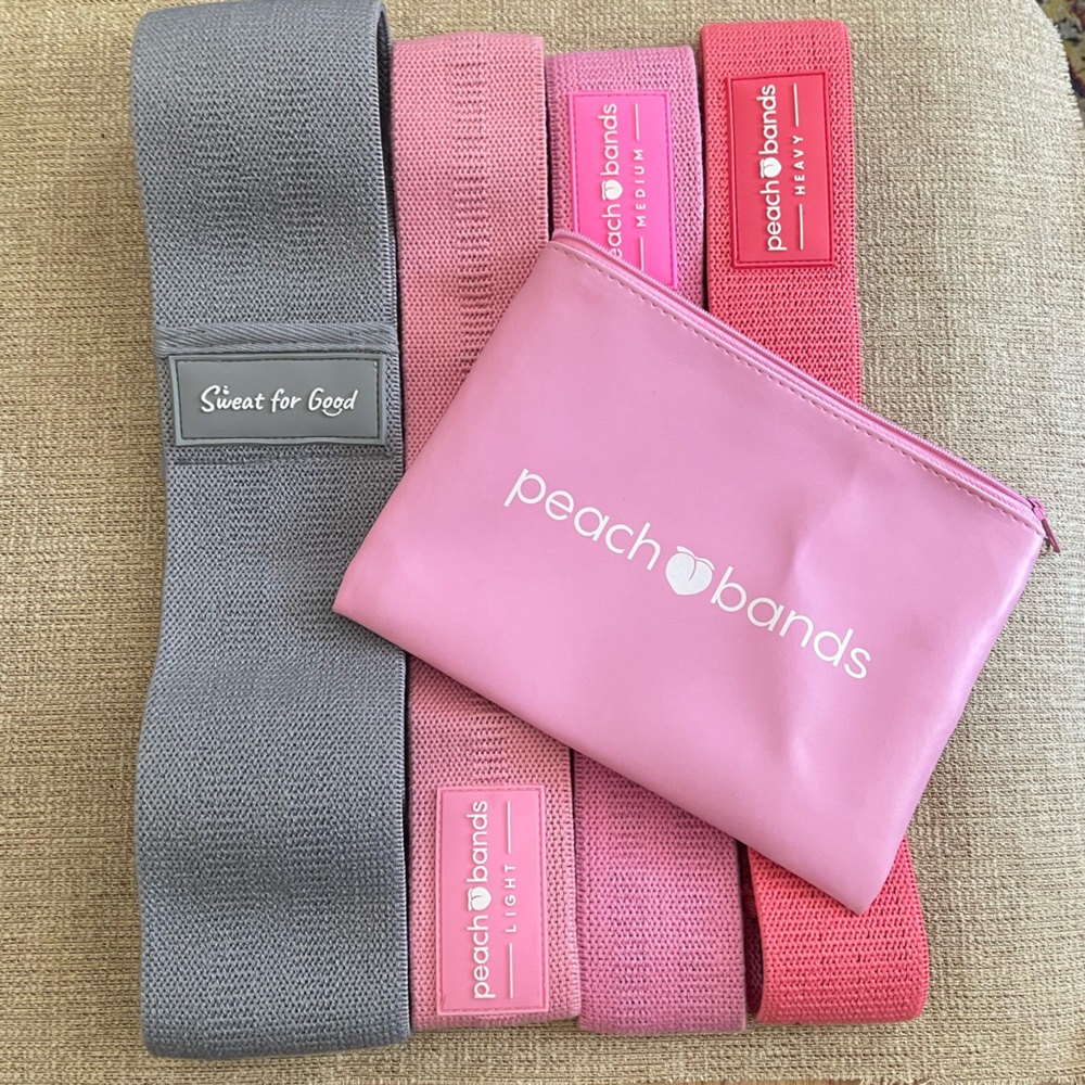 Peach Bands Hip Band Set Resistance Bands - Exercise Bands for Leg and Booty